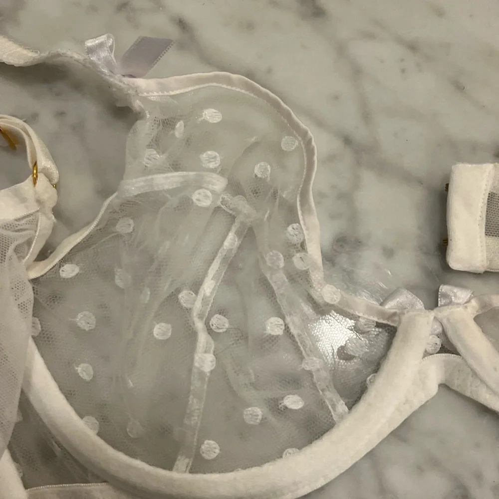 Agent Provocateur white Brie polka dot - Picture 6 of 9